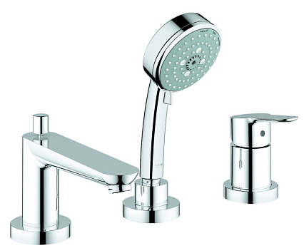 Смеситель для ванны Grohe Bauedge 3-х позиционный