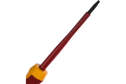 Диэлектрическая шлицевая отвертка KENDO VDE SL 4х100 мм 1000 В 20404