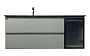 Тумба с раковиной Orans BC-2055-1200L-2GC 120 см серо-зеленый