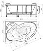 Фронтальная панель Ваннеса Ирма 169x66 L/R