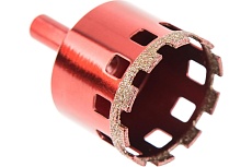 Коронка алмазная трубчатая по керамограниту Flex 226-011 DHS (45х65 мм; высота сегмента 5 мм; A3; 60Р) Hammer 58974