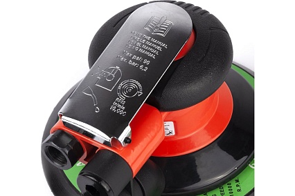 Пневматическая орбитальная шлифмашина AV Steel 150 мм с отсосом AV-701336