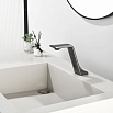 Смеситель для раковины Black&White Gravity GS-7102-GM сенсорный, оружейная сталь