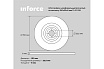 Диск шлифовальный вогнутый по металлу (150х22х6 мм) Inforce 11-01-105