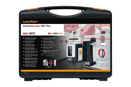 Автоматический прибор с горизонтальным лазерным кругом Laserliner SmartLine-Laser 360 Plus 081.119A