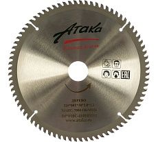 Диск пильный по дереву (216х30 мм; 80T; ч/рез) АТАКА 8079570