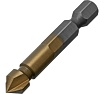 Зенковка конусная под М4, HSS, по металлу, цилиндрический хвостовик Denzel 72302