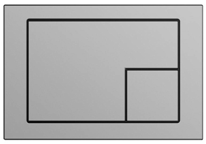 Кнопка смыва Cersanit Corner A64107 матовый хром