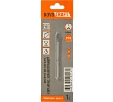 Сверло по стеклу и керамике в блистере FLAT (5х65 мм) NOVOCRAFT GD05065