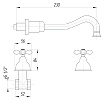 Смеситель для раковины Migliore Princeton Plus ML.PRP-8069.DO золото