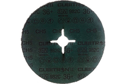 Фибровый круг (36+, 180х22 мм, 3 шт.) № 27698 3M Cubitron II 982C 7000028201