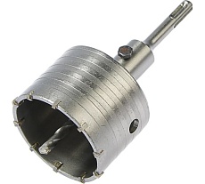 Коронка буровая в сборе, SDS-plus, 80 мм, М22 Тундра 1032465