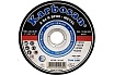 Диск отрезной по металлу 125x1.2x22 мм Karbosan 12580