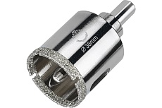 Коронка алмазная по керамограниту и керамике с центрирующим сверлом 38 мм Diamond Industrial DIDCSC038