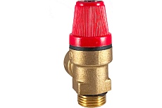 Клапан предохранительный STI мембранный ГГ 1/2&quot; латунный, угловой (6 бар) D120-00881