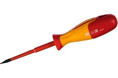 Диэлектрическая отвертка SL3х75мм, CrMo, до 1000В Gross 12941