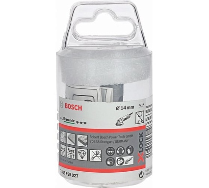 Алмазная коронка Dry Speed X-LOCK 14 мм Bosch 2608599027