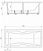 Акриловая ванна Aquatek Феникс 180х85 см