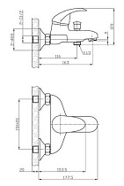 Душевой набор Agger Proud A0831100 3в1