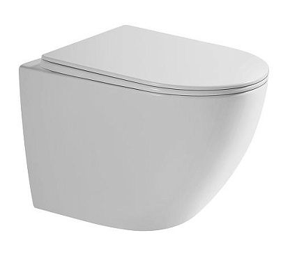 Подвесной унитаз Grossman Thin Rim GR-5601S с микролифтом, белый Подвесной унитаз Grossman Thin Rim GR-5601S с микролифтом, белый