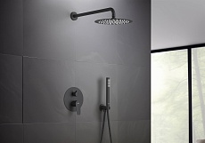 Душевой набор Aquatek Бетта AQ1172MB черный матовый