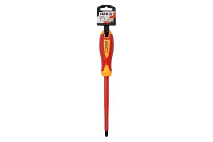 Диэлектрическая отвертка Yato 1000 В PZ3x150 мм YT-28263