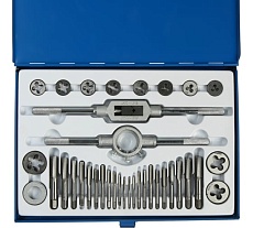 Набор метчиков и плашек Тундра М3 - М16, 36 предметов 2705963