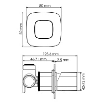 Смеситель для раковины WasserKRAFT Saale A9551.316 белый