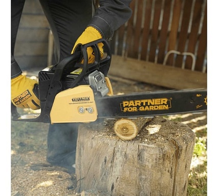 Бензопила Partner For Garden GS-180 / GS-180 P (бензиновая 1.5 л.с, мощность 2 кВт, объем двигателя 49,3 см3 , длина шины 16" - 40 см) ШК 5581