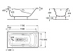 Чугунная ванна Roca Ming 2302G000R 170x85 см с отверстиями для ручек