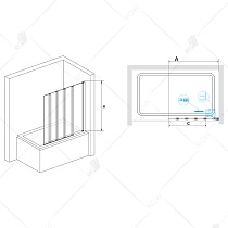 Шторка для ванны RGW Screens SC-21 120x150