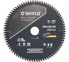 Пильный диск SHYLD по ламинату твердосплавный 250x32/30 мм, 80 зубьев 6692503