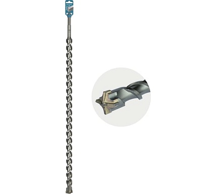 Бур по бетону RENNBOHR Quadro SDS-Max 4 грани 40x1000/865 мм 724010