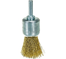 Кордщетка венчик Flex 207-210 (25 мм; d6; латунированная волнистая проволока) Hammer 62125