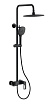 Душевая стойка Black&White Gravity GL-9102-MB черный матовый
