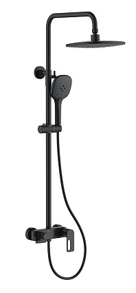 Душевая стойка Black&White Gravity GL-9102-MB черный матовый Душевая стойка Black&White Gravity GL-9102-MB черный матовый