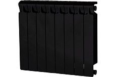 Биметаллический радиатор Rifar 15 Monolit 500-8, Ду 3/4, антрацит RM50083/49005