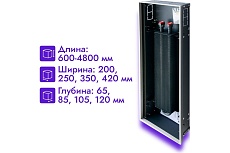 Встраиваемый внутрипольный конвектор Techno Usual KVZ 350-105-2200 RH04001354