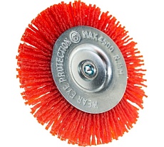 Корщетка-колесо (75 мм; нейлон) для дрелей FIT IT 38607