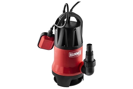 Насос дренажный Hammer NAP750D 750Вт, 13000л/ч, высота 8м, частицы до 35мм 641200