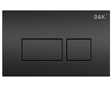 Кнопка смыва D&K Berlin DB1439025 черный