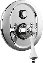 Смеситель для душа Cezares Margot MARGOT-VDIM-01-Bi хром, ручка белая