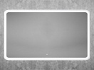 Зеркало Art&Max Genova 120x80 с подсветкой, белый матовый AM-Gen-1200-800-DS-F-White