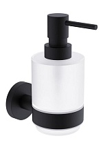 Дозатор для мыла AQUAme Trento AQM7213MB черный матовый