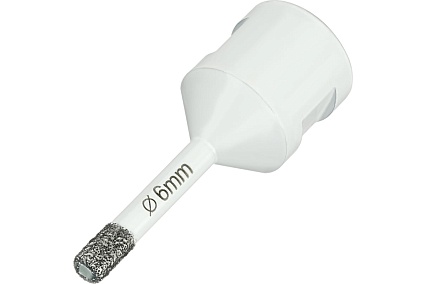 Коронка алмазная по керамограниту 6 мм, M14 на УШМ Diamond Industrial DIDKVP06M14