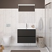 Мебель для ванной BelBagno Uno 80 см Темно-серый матовый