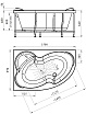Акриловая ванна Ваннеса Ирма 150х97 см L