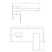 Смеситель для раковины RGW Shower Panels SP-46 хром