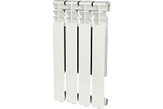 Алюминиевый радиатор Rommer Optima 500 4 секции RAL9016 89556