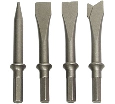 Набор зубил (4 шт) для пневмомолотка Aist 91510070 00-00009411